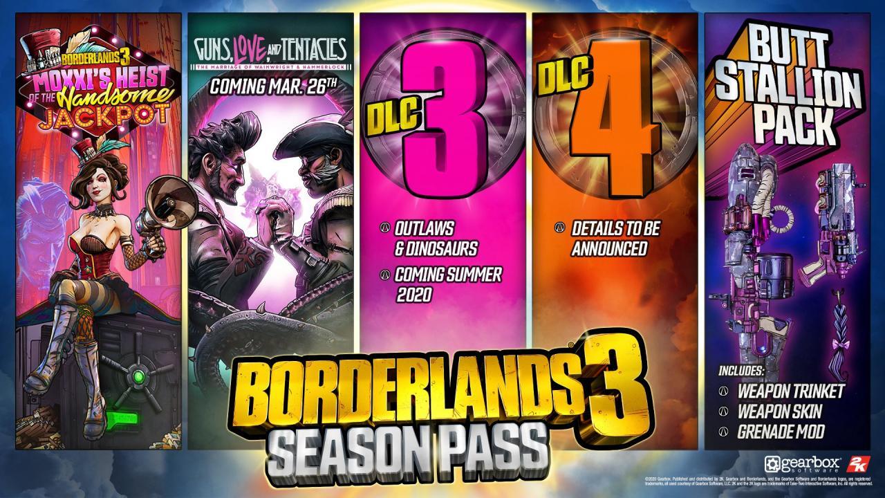 Borderlands 3 - Season Pass DLC Steam Altergift 18.76 usd