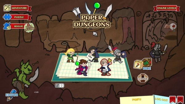 Paper Dungeons Steam CD Key 1.36 usd