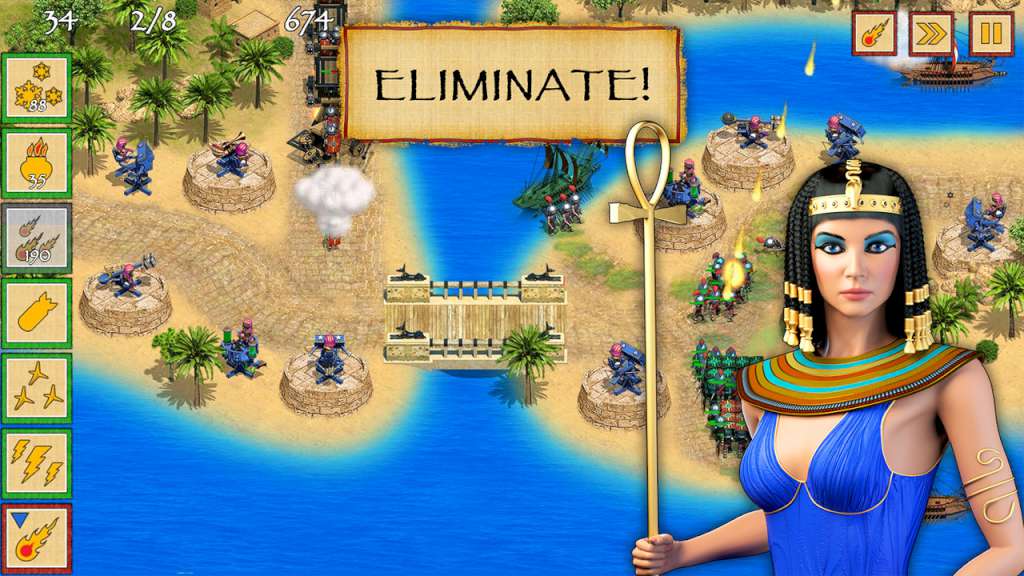 Defense of Egypt: Cleopatra Mission Steam CD Key 0.5 usd