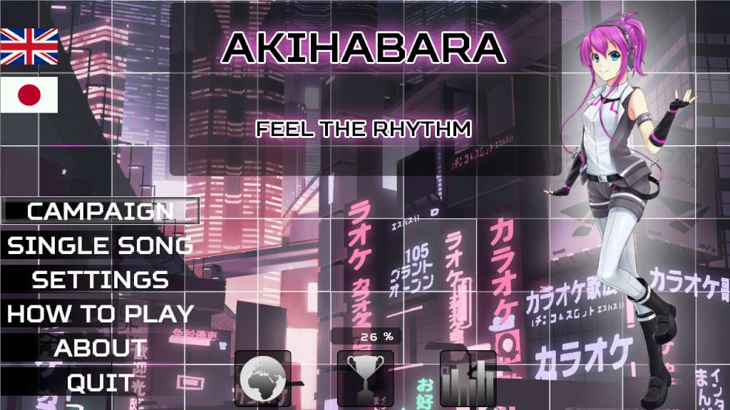 Akihabara - Feel the Rhythm Steam CD Key 1.25 usd