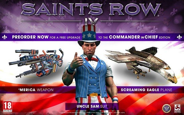 Saints Row IV Commander in Chief Edition Steam CD Key 6.77 usd