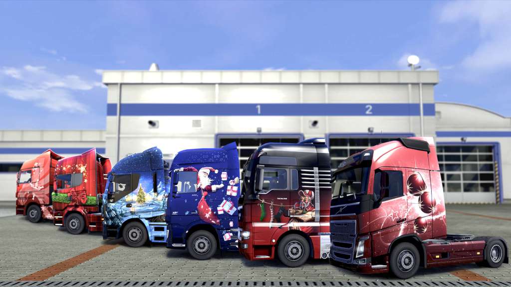 Euro Truck Simulator 2 - Christmas Paint Jobs Pack Steam CD Key 1.12 usd