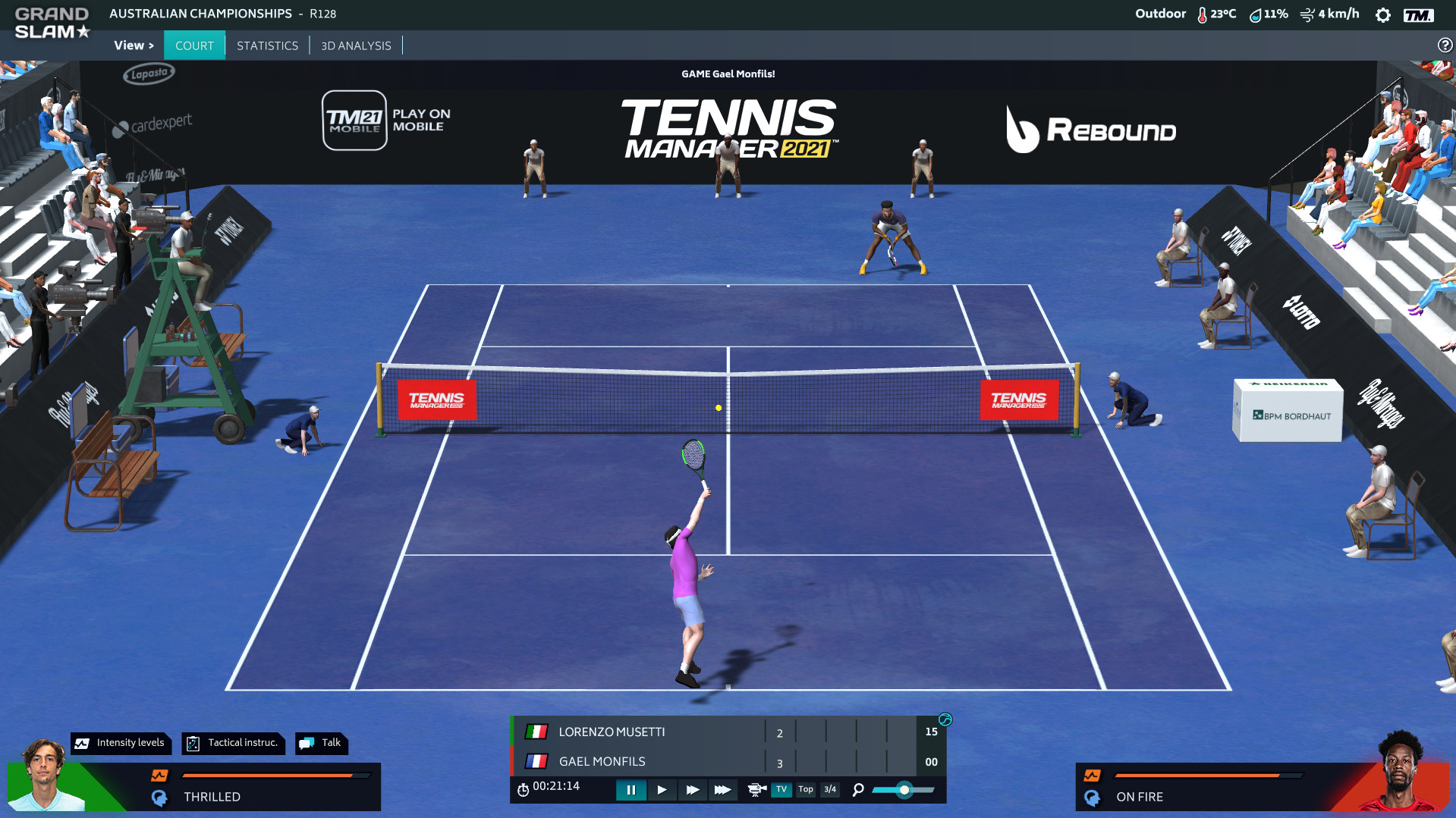 Tennis Manager 2021 Steam CD Key 2.86 usd
