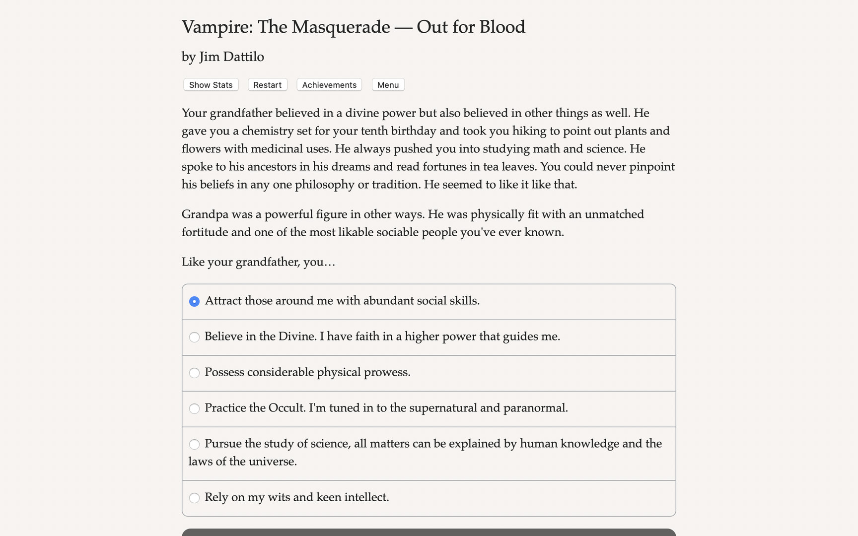 Vampire: The Masquerade - Out for Blood Steam CD Key 8.36 usd