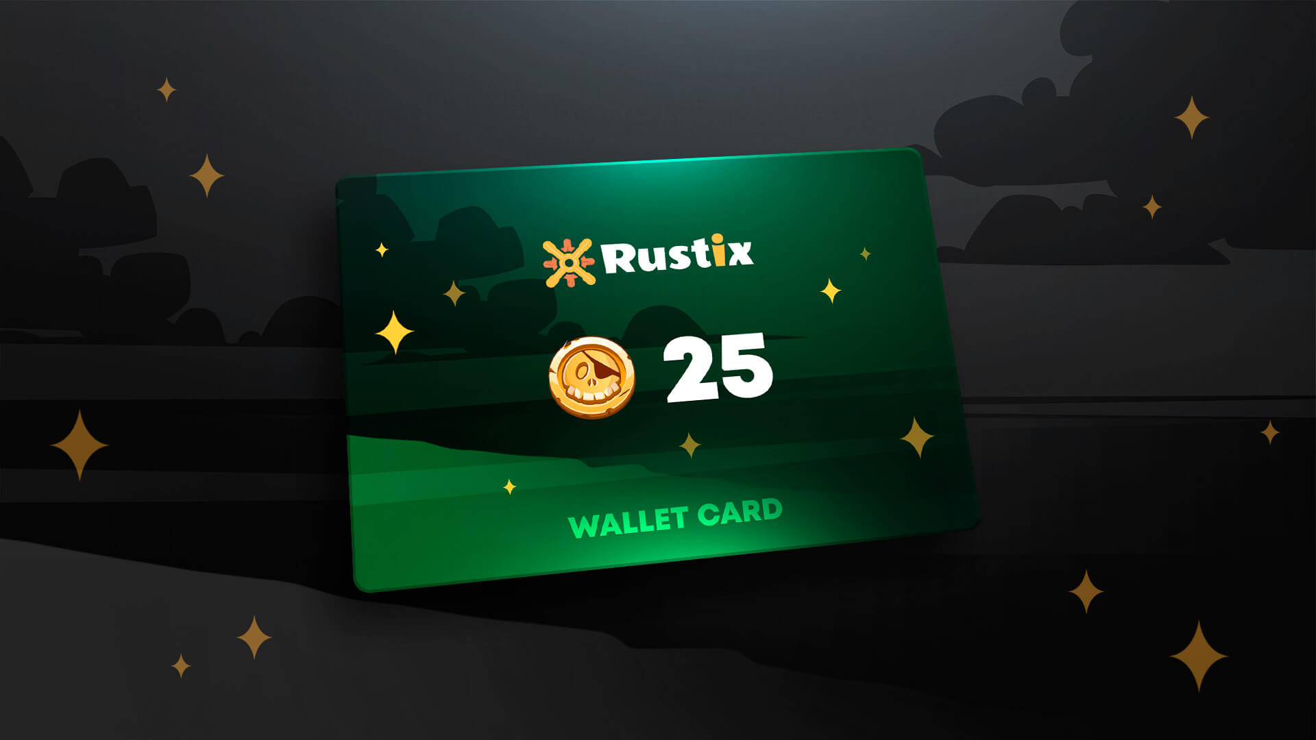 Rustix.io 25 USD Wallet Card Code 28.25 usd