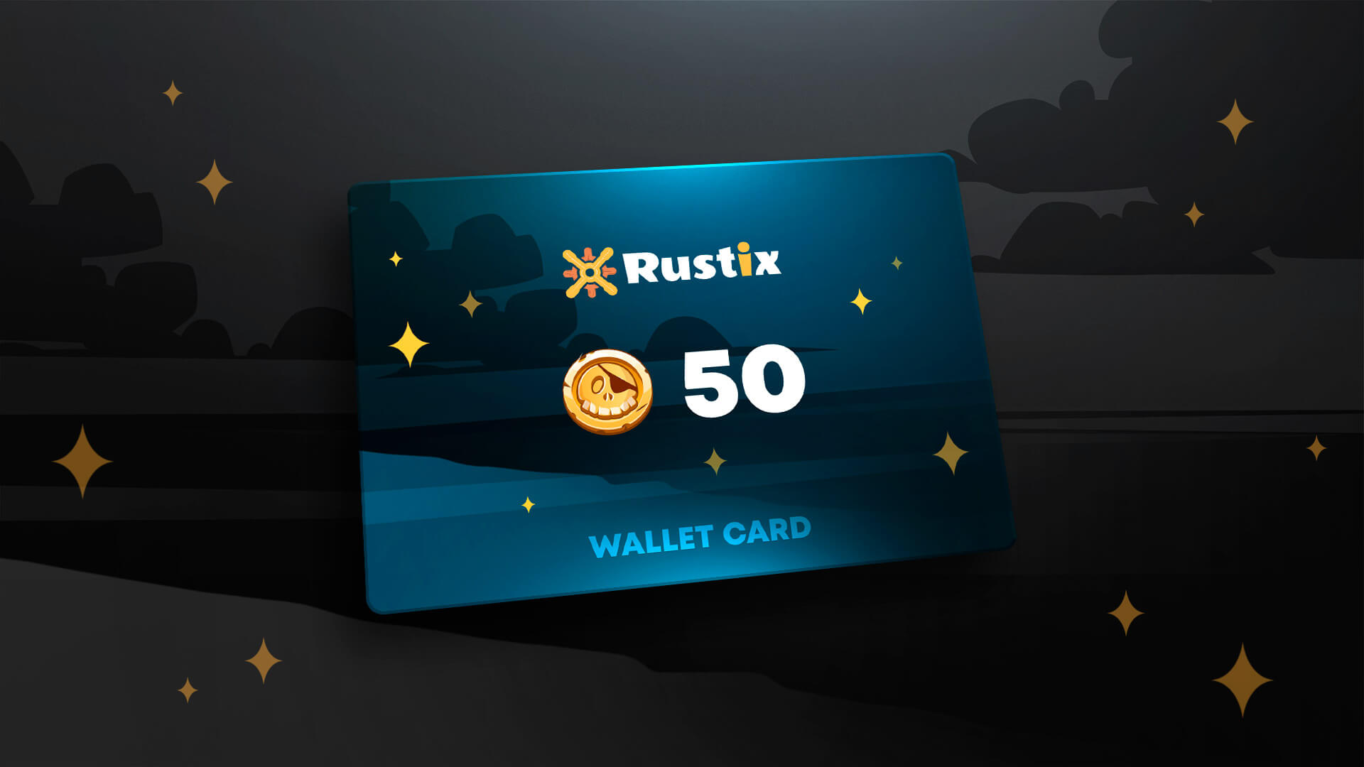 Rustix.io 50 USD Wallet Card Code 56.5 usd