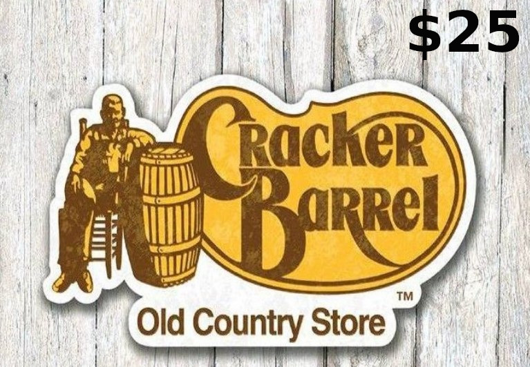 Cracker Barrel Old Country Store $25 Gift Card US 16.95 usd