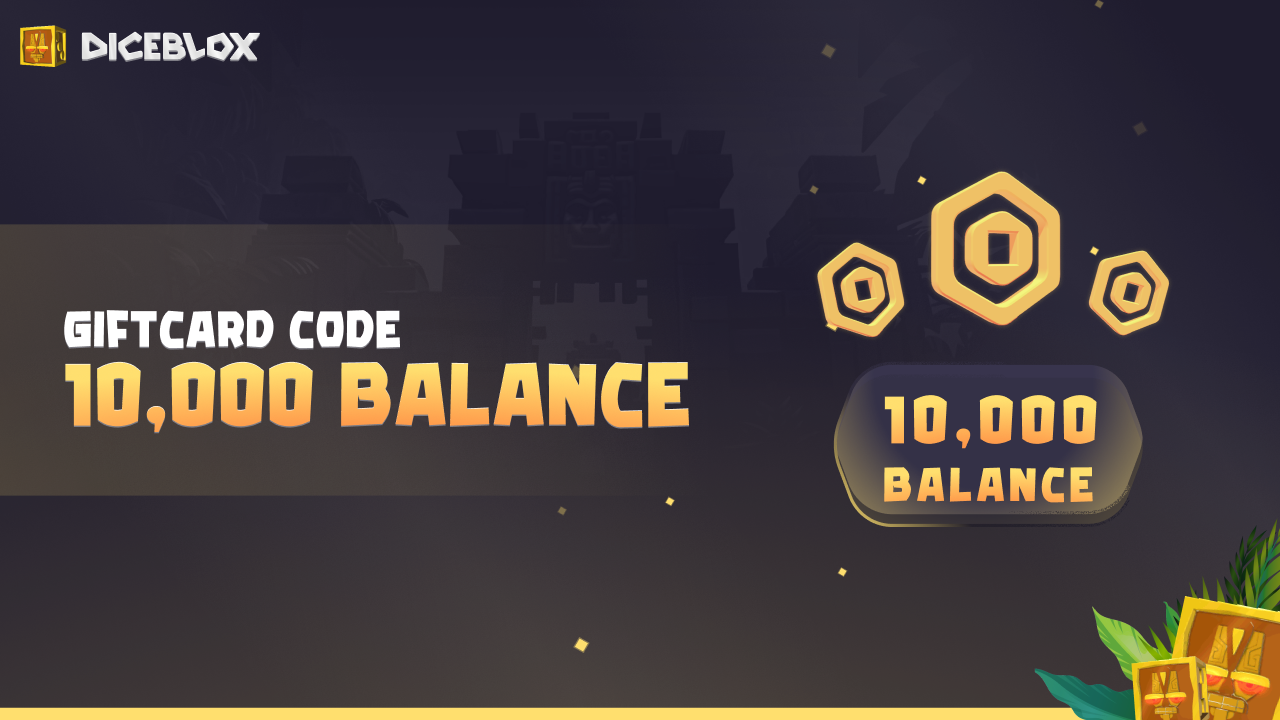 Diceblox 10.000 Balance Gift Card 30.64 usd
