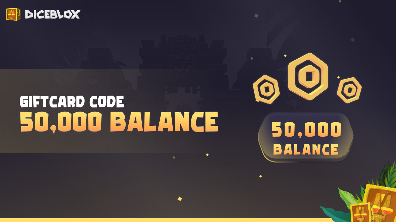 Diceblox 50.000 Balance Gift Card 152.8 usd