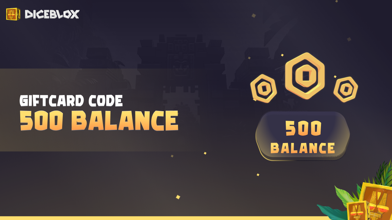 Diceblox 500 Balance Gift Card 1.64 usd