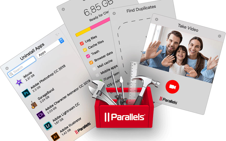 Parallels Toolbox - 1 Year Subscription PC Key 64.8 usd