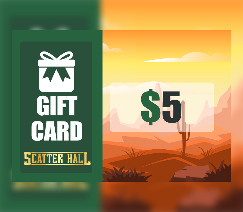 Scatterhall - $5 Gift Card 6.27 usd