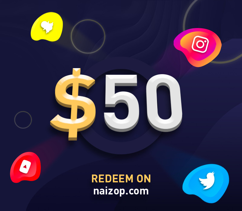 Naizop 50 USD Gift Card 66.09 usd