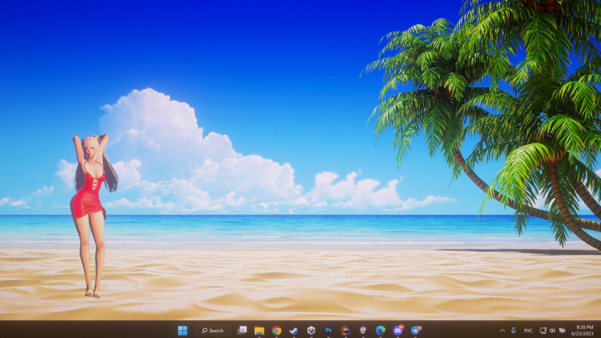 Desktop Beach Girls Steam CD Key 0.29 usd